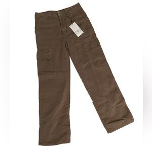 NWT Zara cocoa brown cargo pants